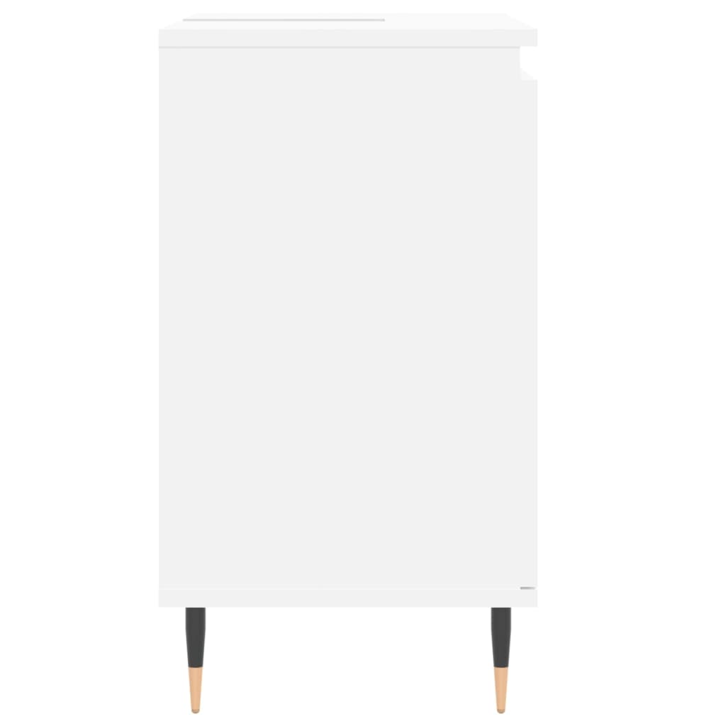 Armario de baño madera de ingeniería blanco 58x33x60 cm - Imagen 6