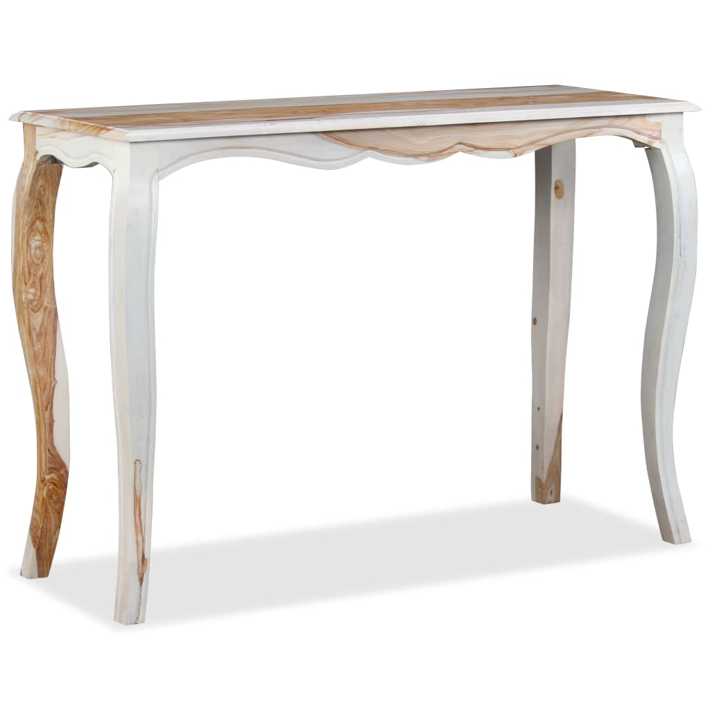 Mesa consola de madera maciza de sheesham 110x40x76 cm - Imagen 3