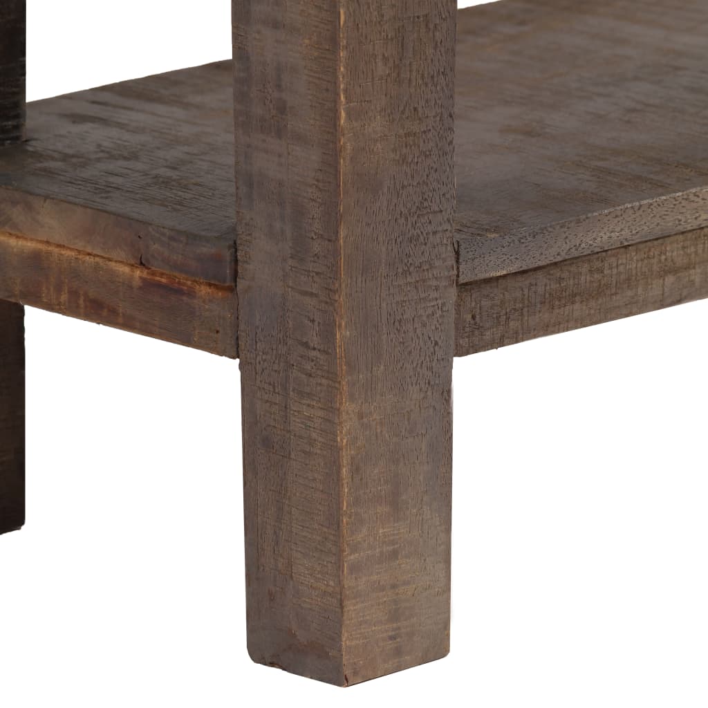 Mesa consola de madera maciza vintage 118x30x80 cm - Imagen 6