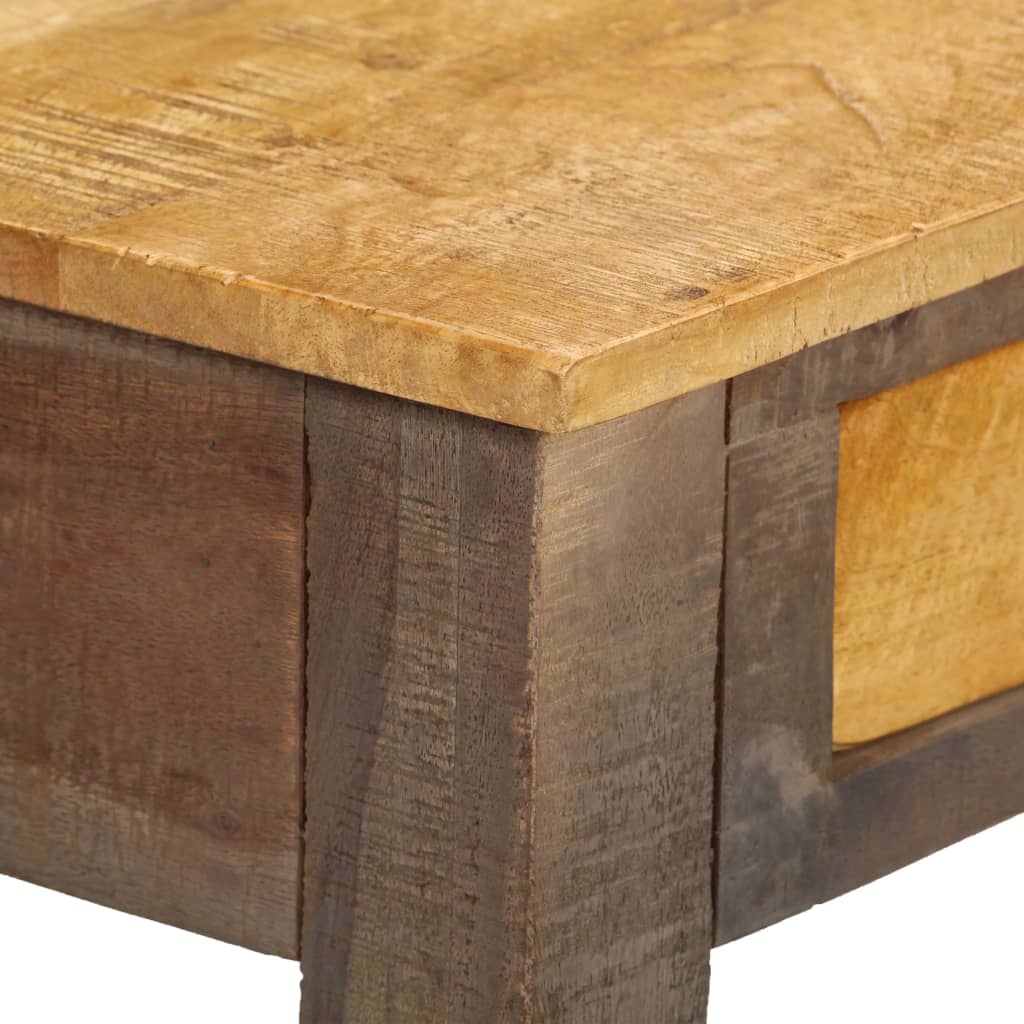 Mesa consola de madera maciza vintage 118x30x80 cm - Imagen 7