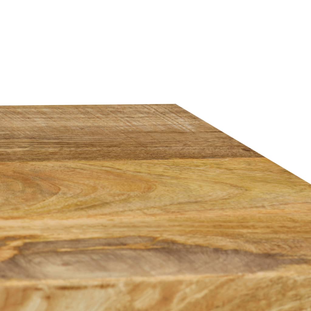 Mesa consola de madera maciza de mango 90x35x76 cm - Imagen 12
