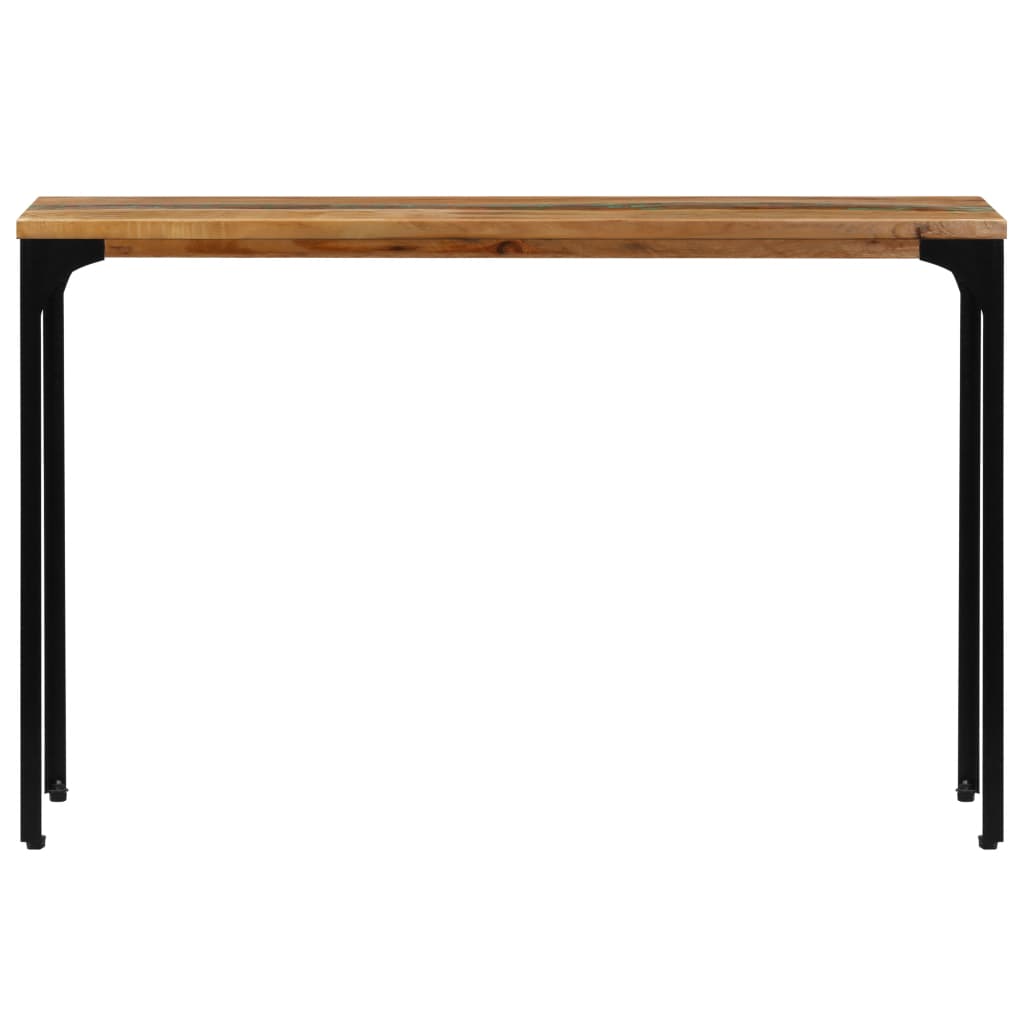 Mesa consola madera maciza reciclada 120x35x76 cm - Imagen 3