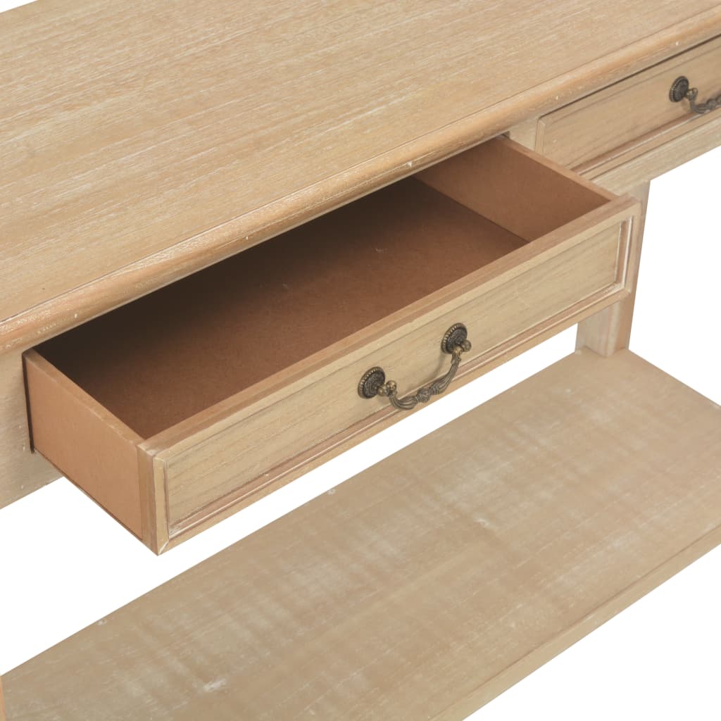 Mesa consola de madera 110x35x80 cm - Imagen 7