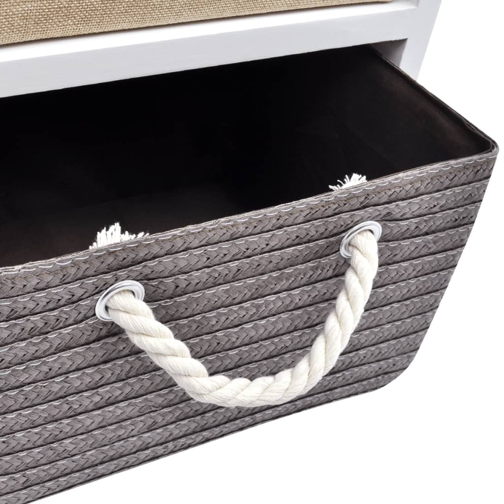 Mesita de noche de madera - Imagen 4