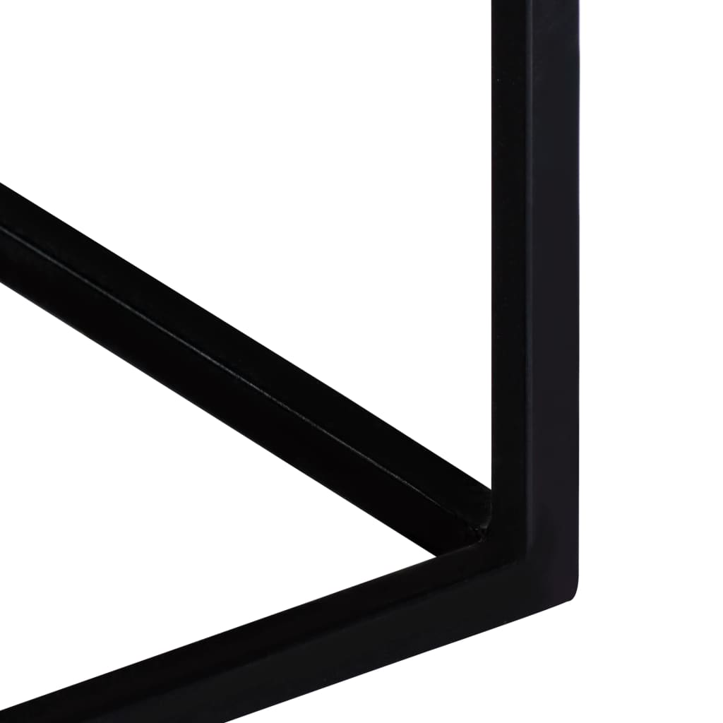 Mesita de noche de madera maciza de mango 40x30x50 cm - Imagen 7