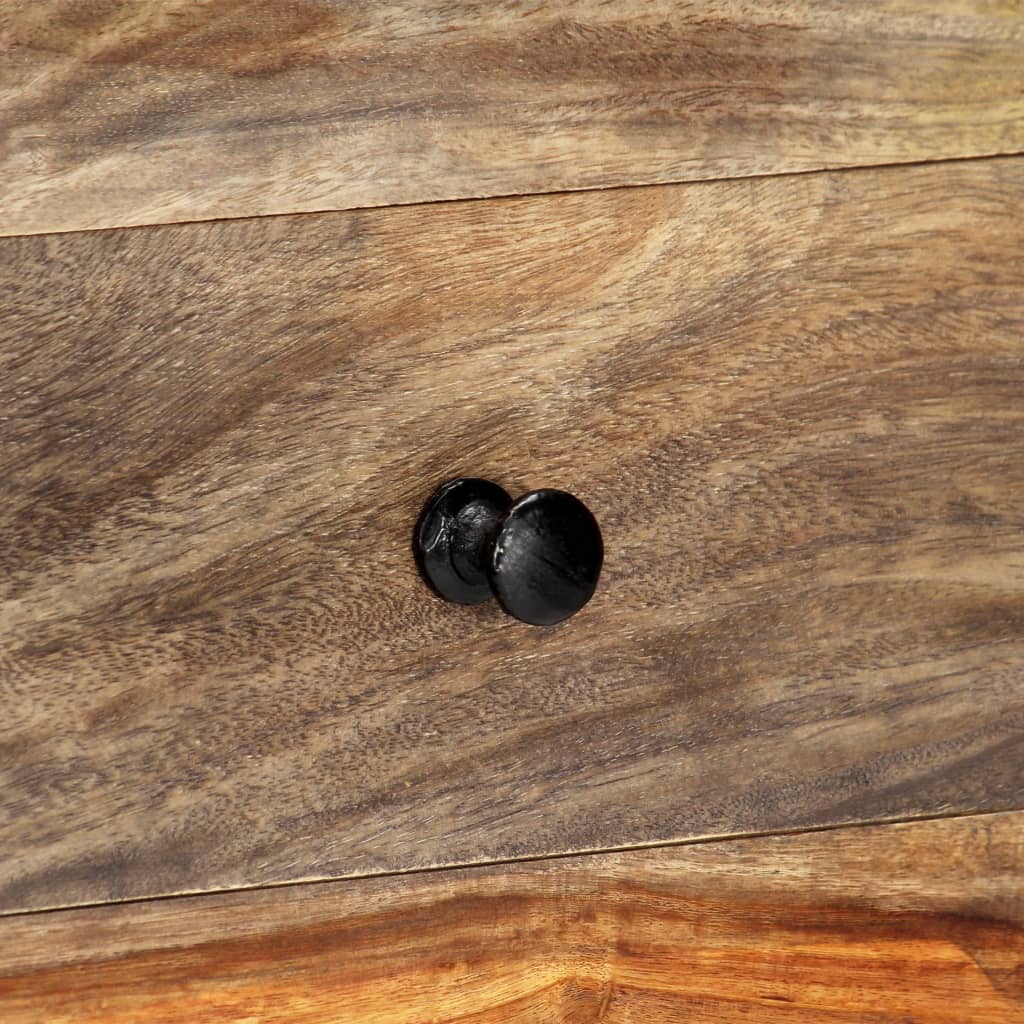 Mesa consola de pared madera maciza de Sheesham 100x25x20 cm - Imagen 6