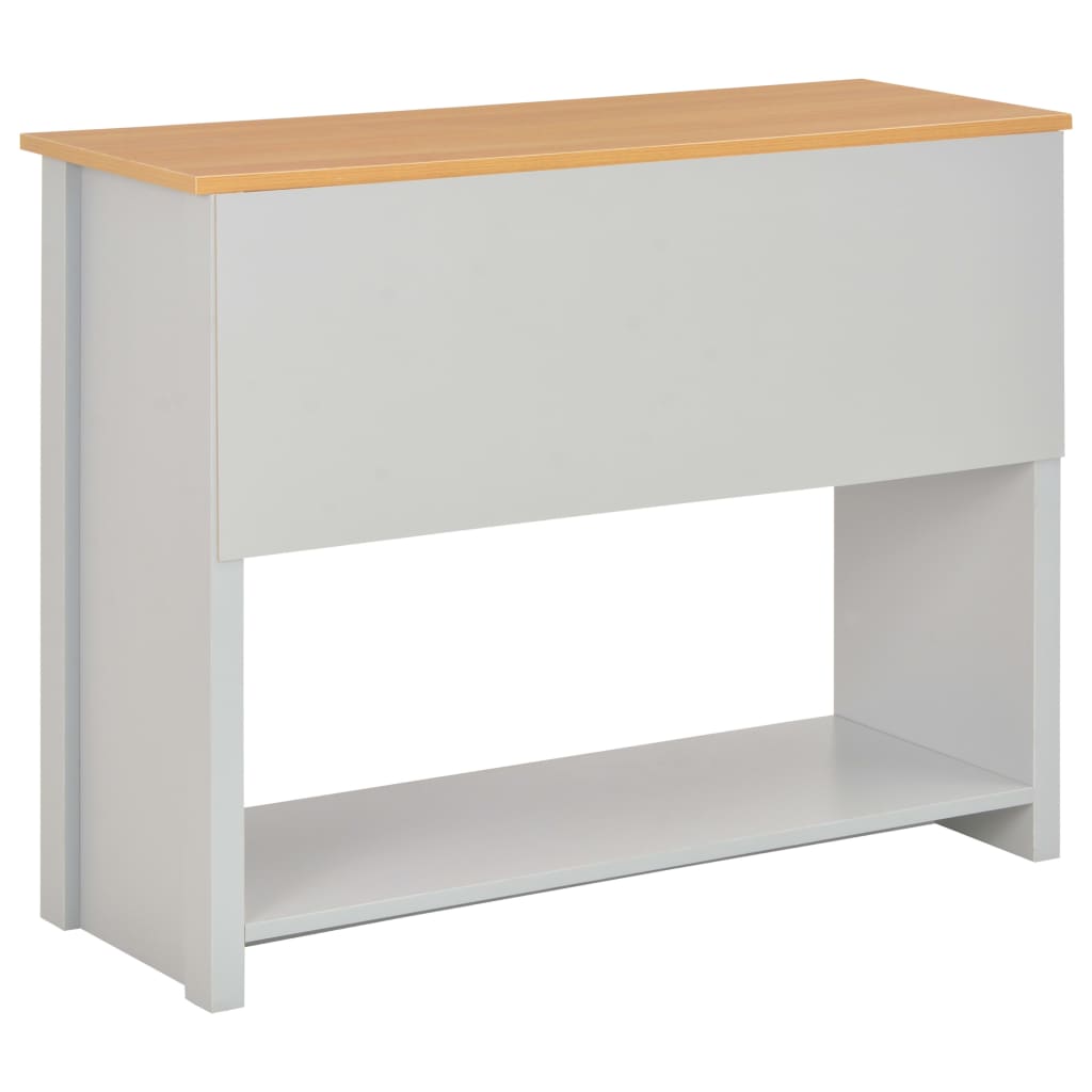Mesa consola gris 97x35x76 cm - Imagen 4