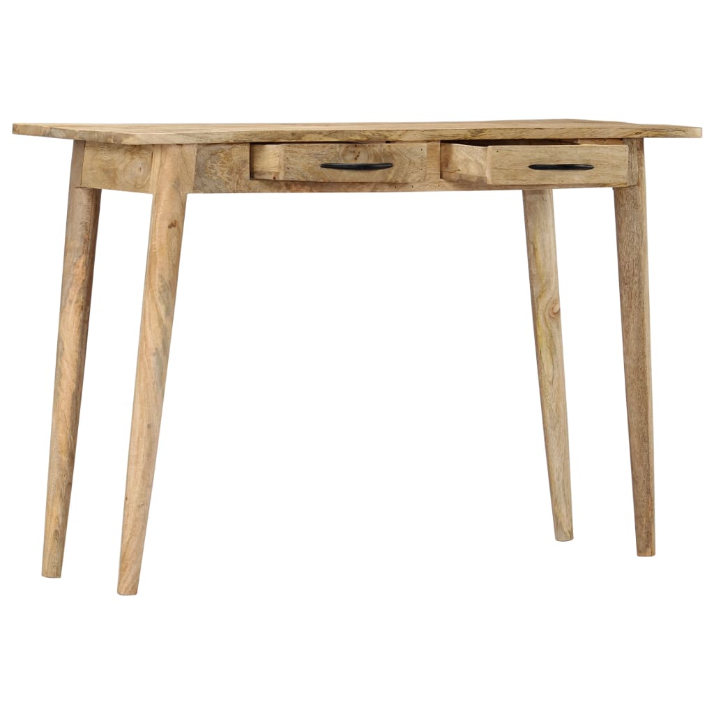 Mesa consola de madera maciza de mango rugosa 115x40x75 cm - Imagen 4