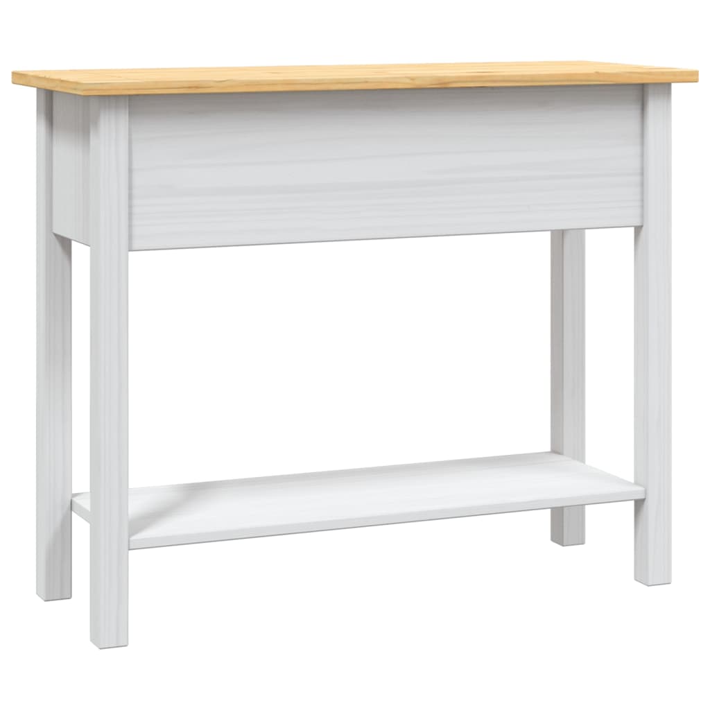 Mesa consola Corona Range de pino mexicano blanco 90x34,5x73 cm - Imagen 6