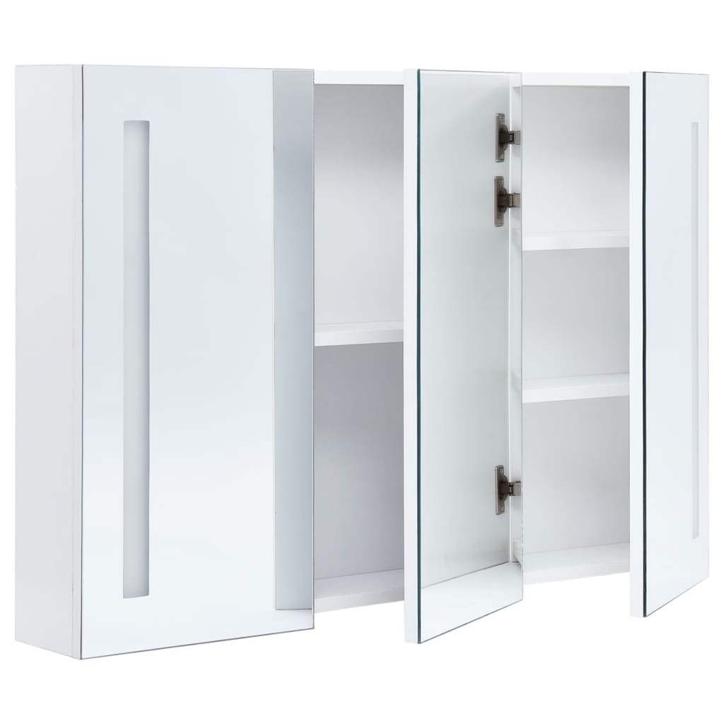 Mueble de baño con espejo LED 89x14x62 cm - Imagen 5