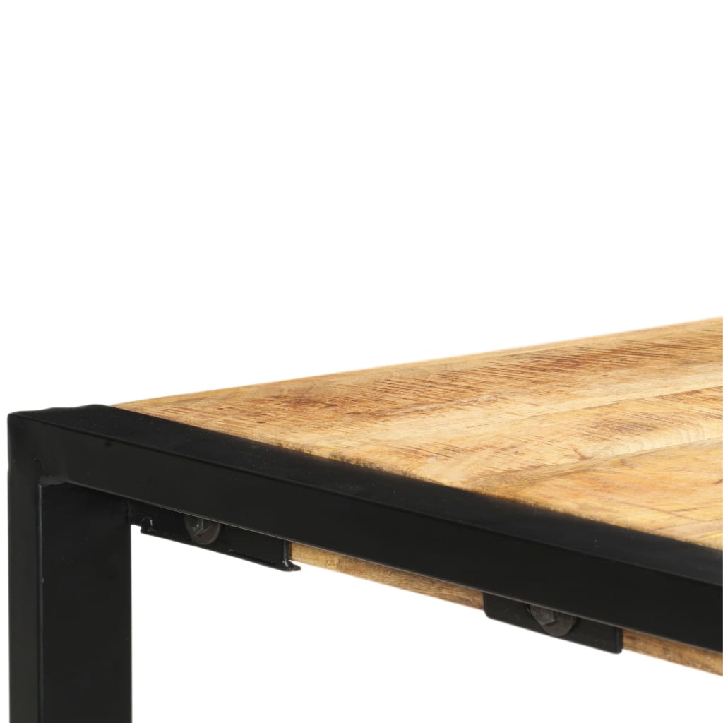 Mesa consola de madera maciza de mango 150x35x76 cm - Imagen 4