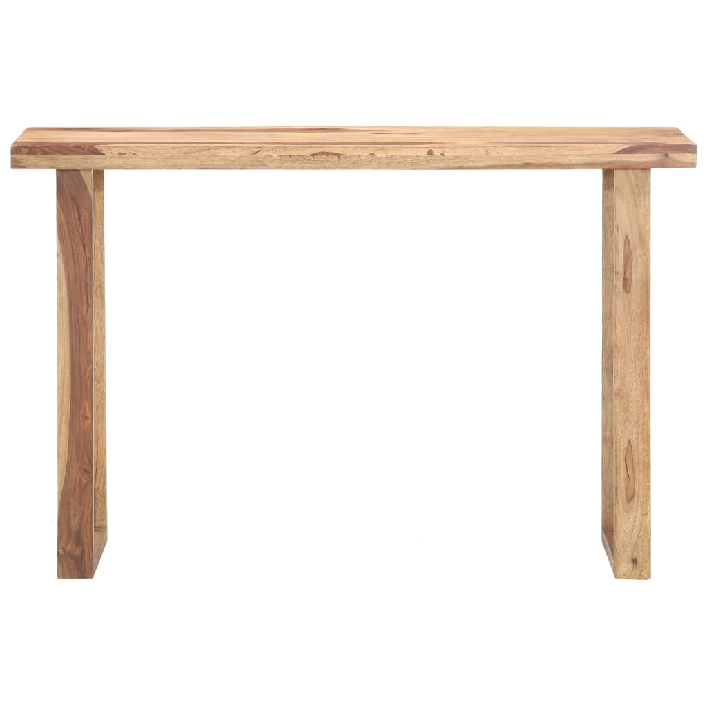 Mesa consola de madera maciza de sheesham 118x40x76 cm - Imagen 2