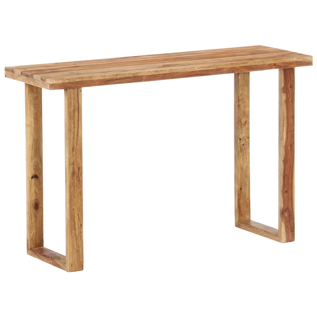 Mesa consola de madera maciza de sheesham 118x40x76 cm - Imagen 6