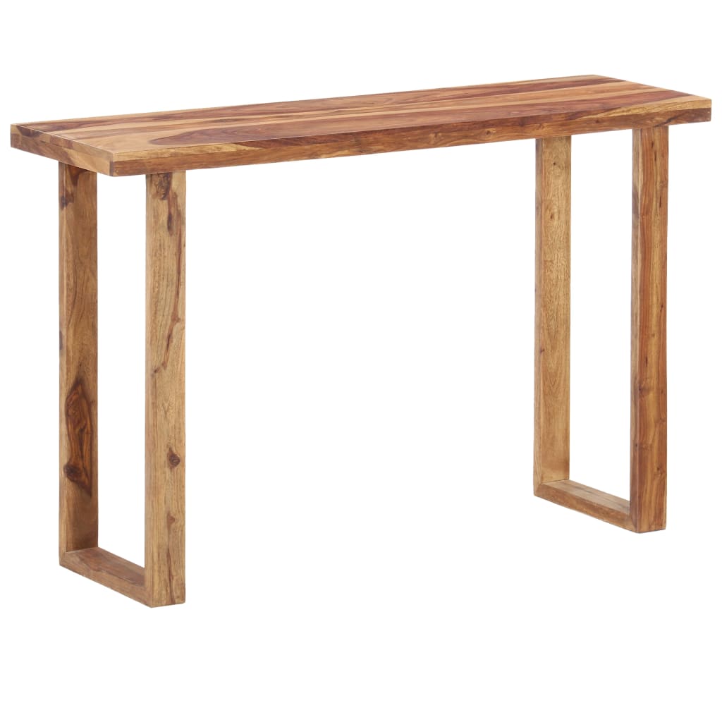 Mesa consola de madera maciza de sheesham 118x40x76 cm - Imagen 8