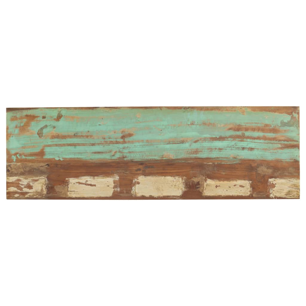 Mesa consola de madera maciza reciclada 110x35x75 cm - Imagen 3
