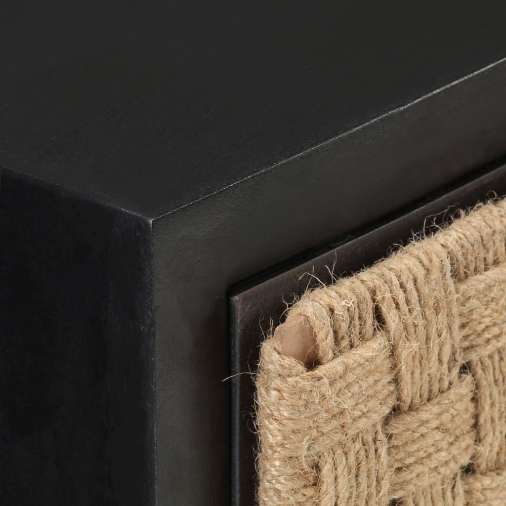 Mesa consola de madera maciza de mango 90x35x76 cm - Imagen 6