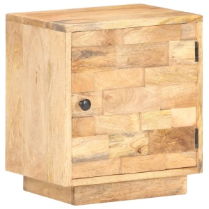 Mesita de noche de madera maciza de mango 40x30x45 cm