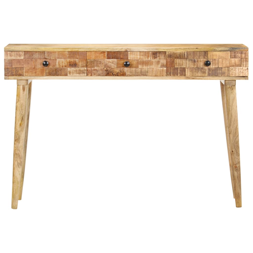 Mesa consola de madera maciza de mango 115x35x76 cm - Imagen 3