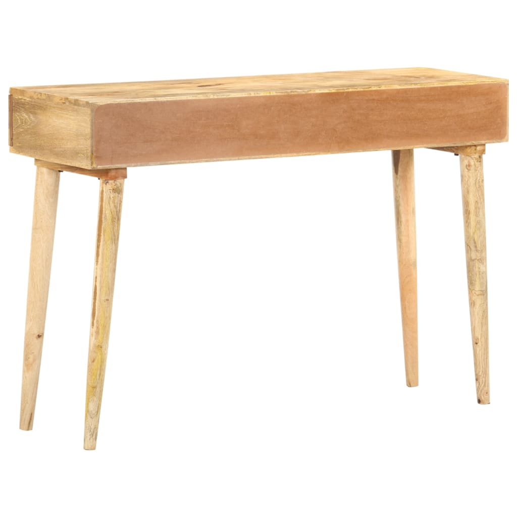 Mesa consola de madera maciza de mango 115x35x76 cm - Imagen 4