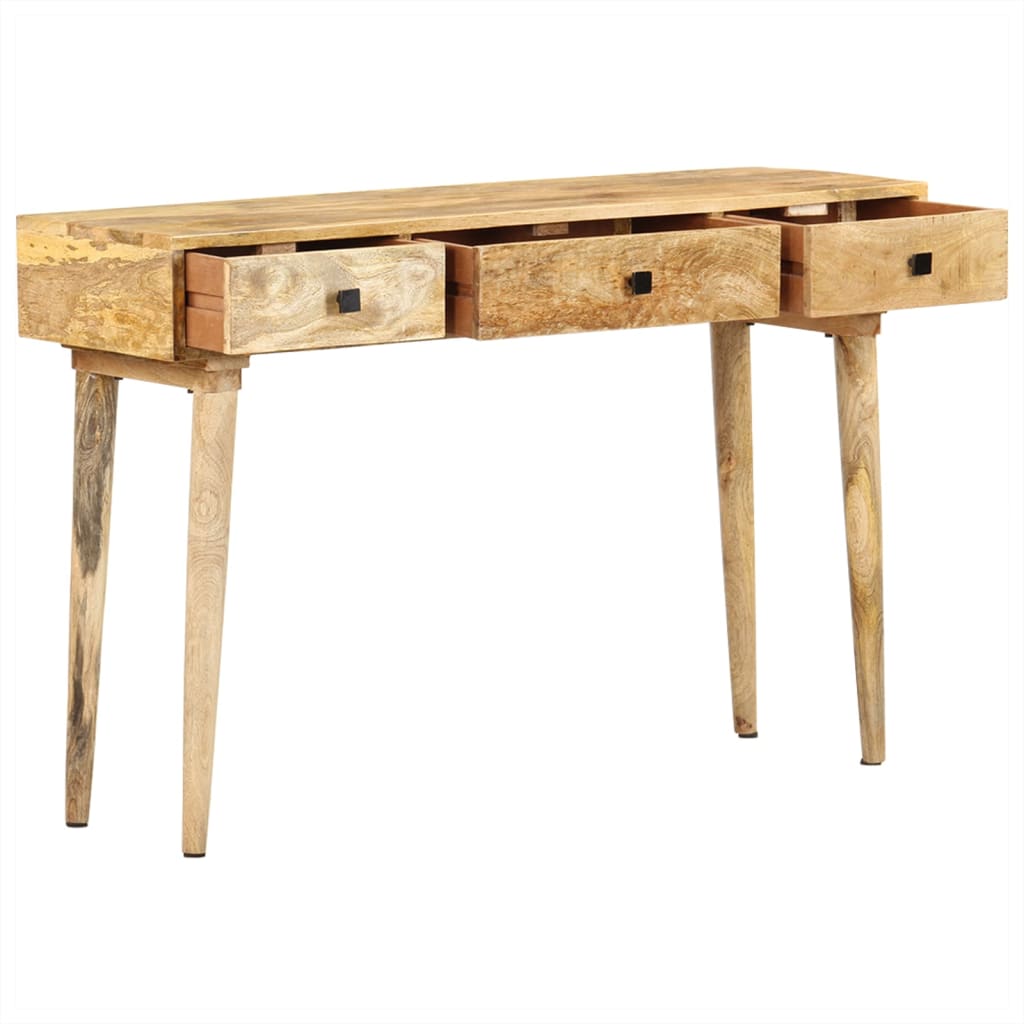 Mesa consola de madera maciza de mango 115x35x76 cm - Imagen 2