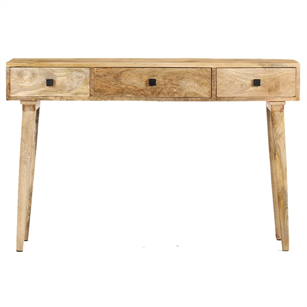 Mesa consola de madera maciza de mango 115x35x76 cm - Imagen 3