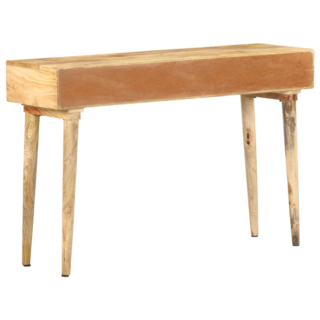 Mesa consola de madera maciza de mango 115x35x76 cm - Imagen 5