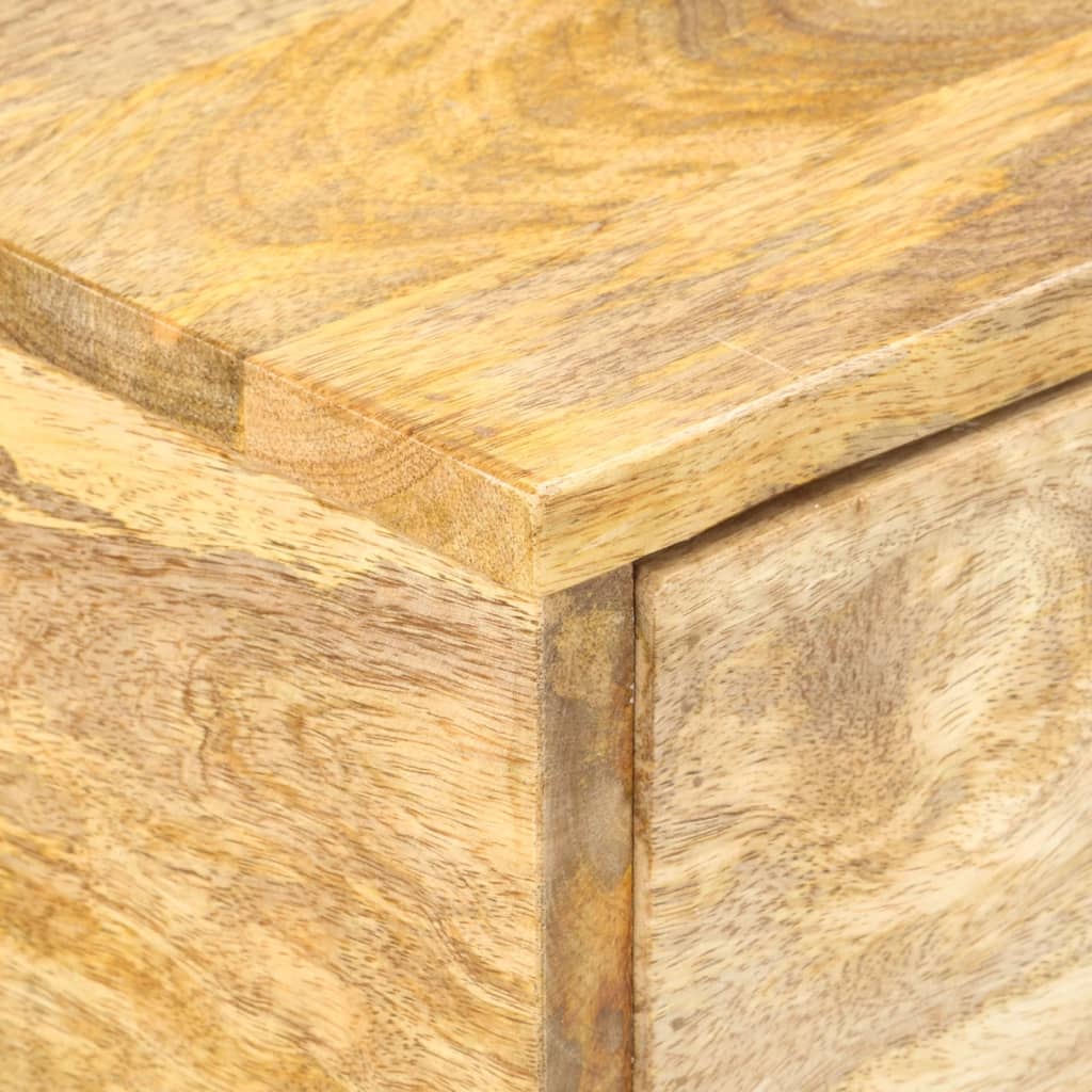 Mesa consola de madera maciza de mango 115x35x76 cm - Imagen 6