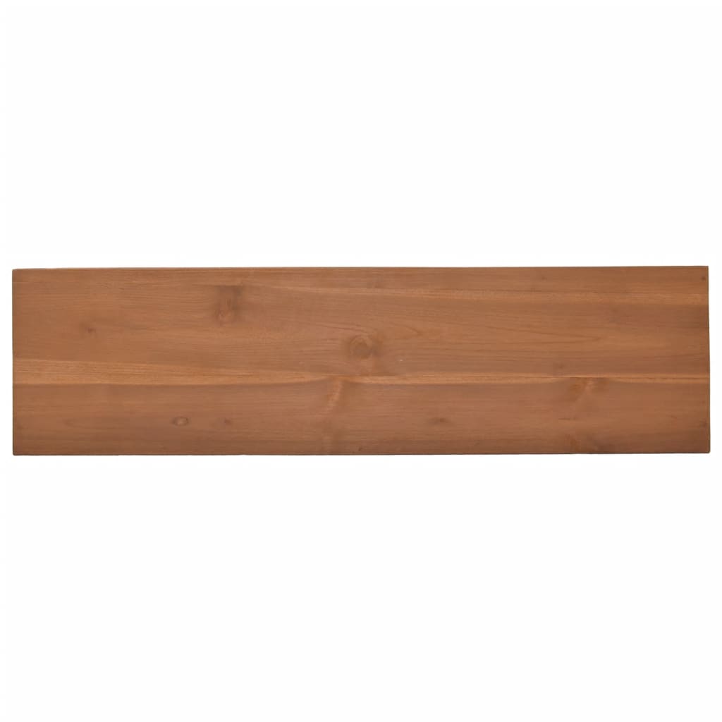 Mesa consola de madera maciza de teca 110x30x79 cm - Imagen 6