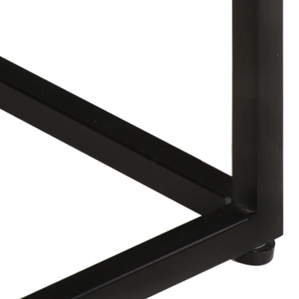 Mesita de noche de madera maciza reciclada 40x30x50 cm - Imagen 6