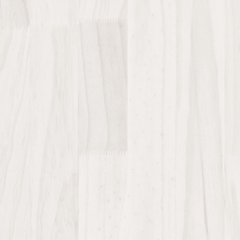 Mesita de noche 2 uds madera de pino blanco 35,5x33,5x41,5 cm - Imagen 8