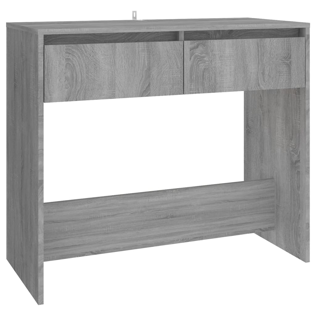 Mesa consola madera de ingeniería gris Sonoma 89x41x76,5 cm - Imagen 2