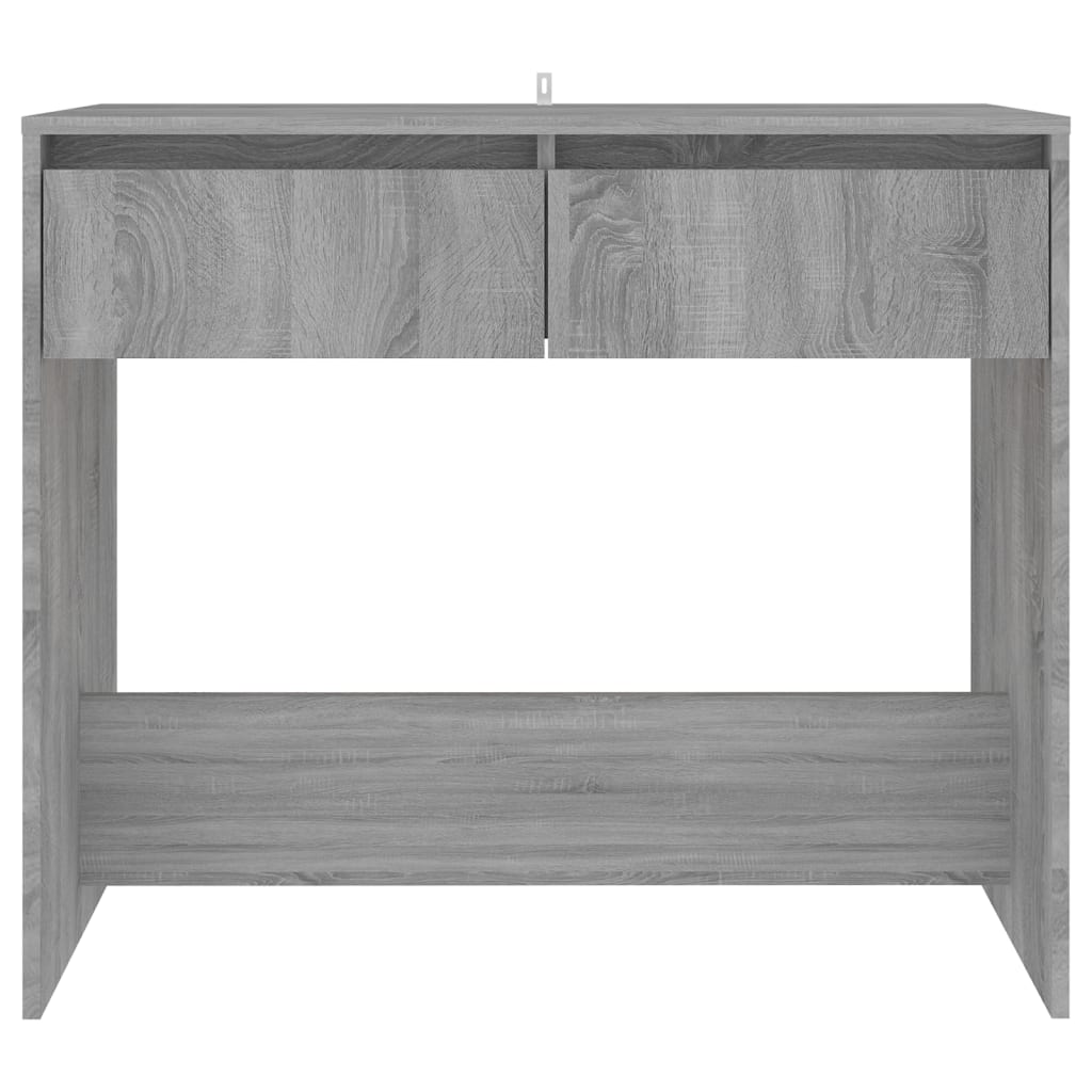 Mesa consola madera de ingeniería gris Sonoma 89x41x76,5 cm - Imagen 5