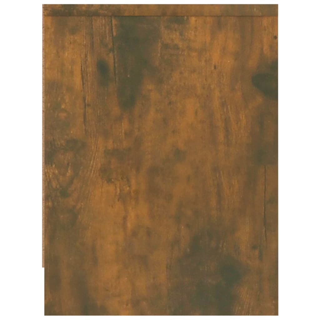 Mesita de noche madera contrachapada roble ahumado 40x30x40 cm - Imagen 5