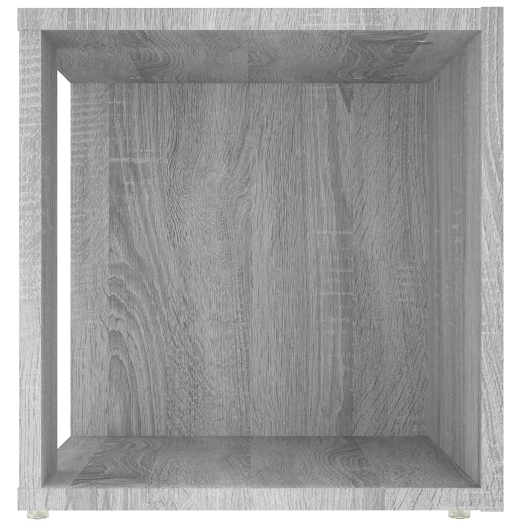 Mesa auxiliar madera contrachapada gris Sonoma 33x33x34,5 cm - Imagen 5