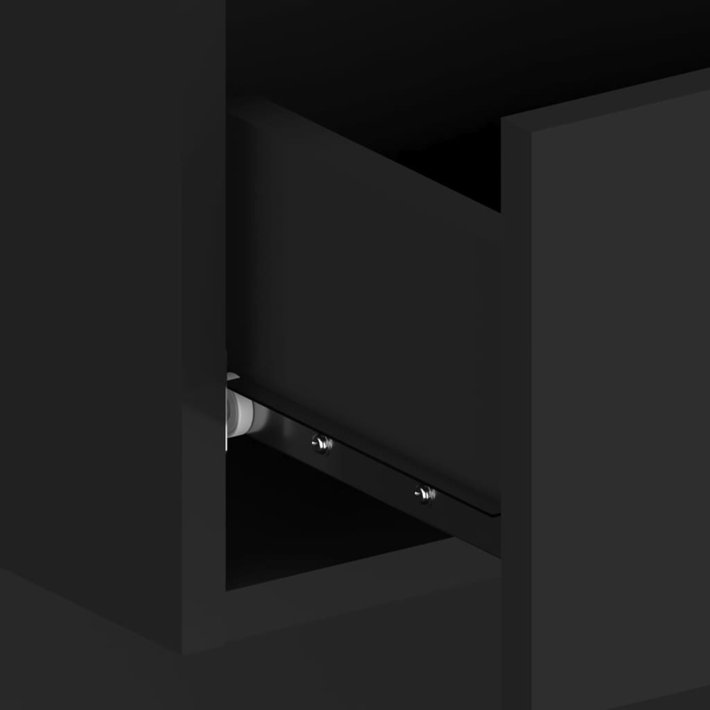 Mesita de noche de pared negra - Imagen 7