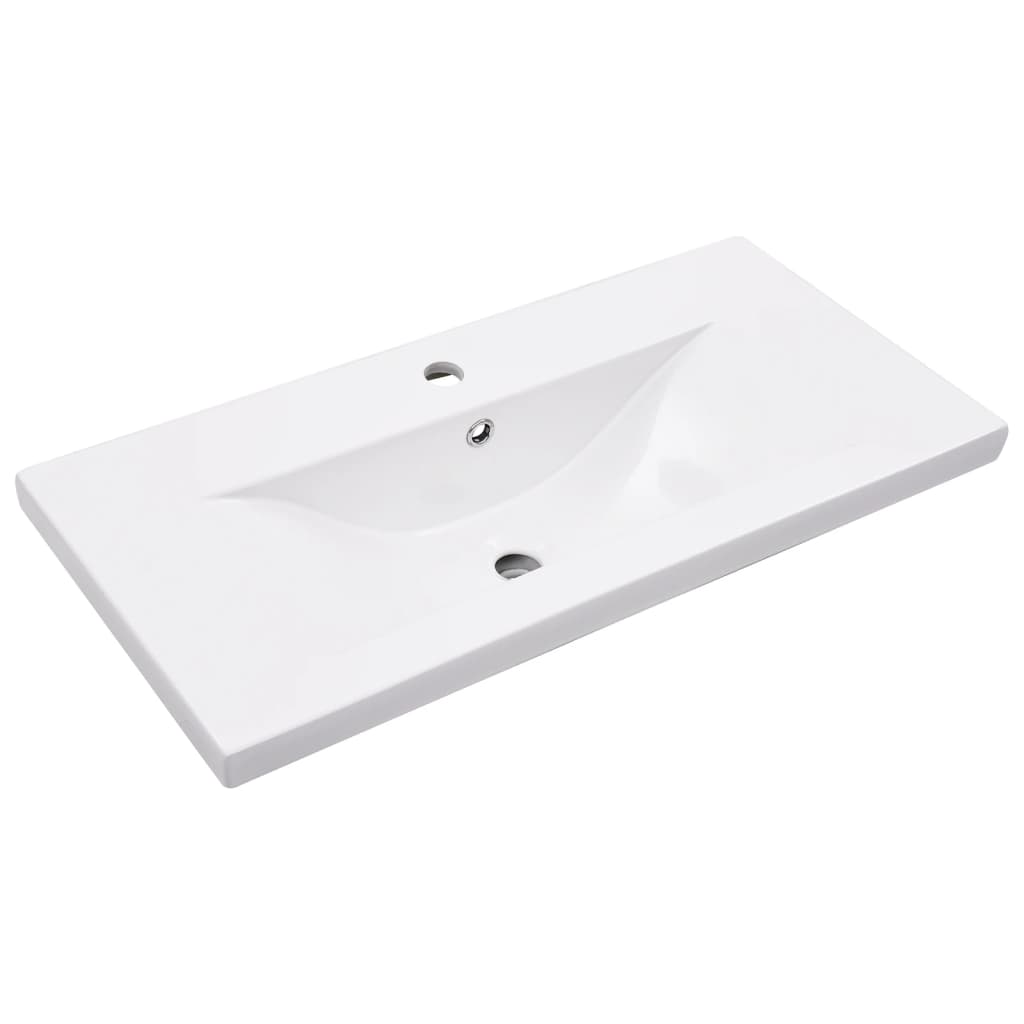 Estructura de baño con lavabo incorporado hierro blanco - Imagen 5