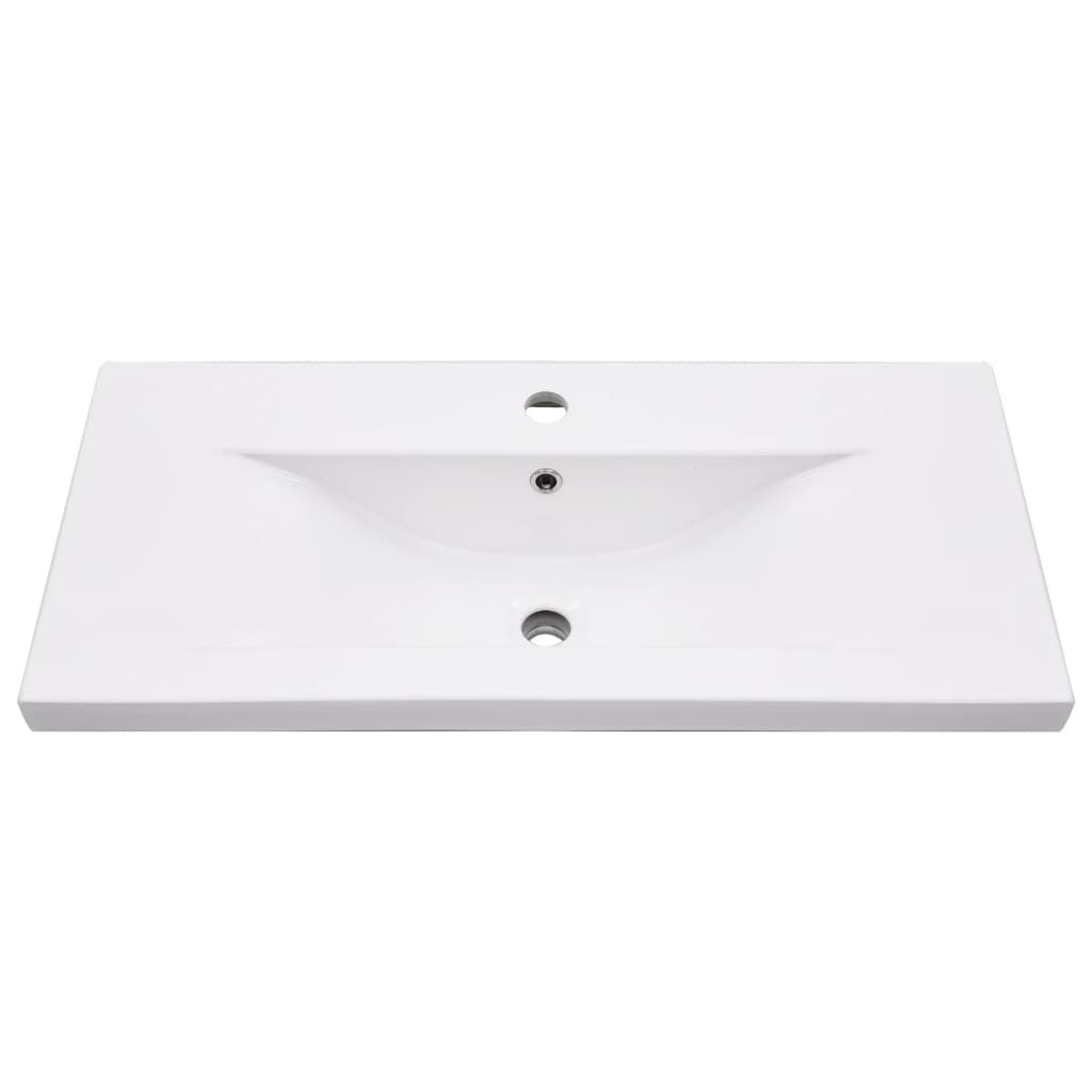 Estructura de baño con lavabo incorporado hierro blanco - Imagen 6