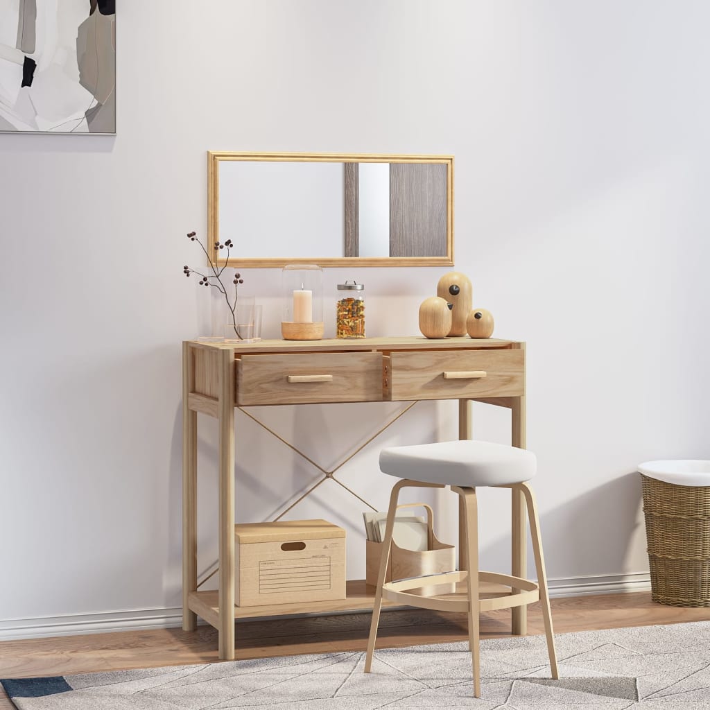 Mesa consola de madera contrachapada 82x38x75 cm - Imagen 3