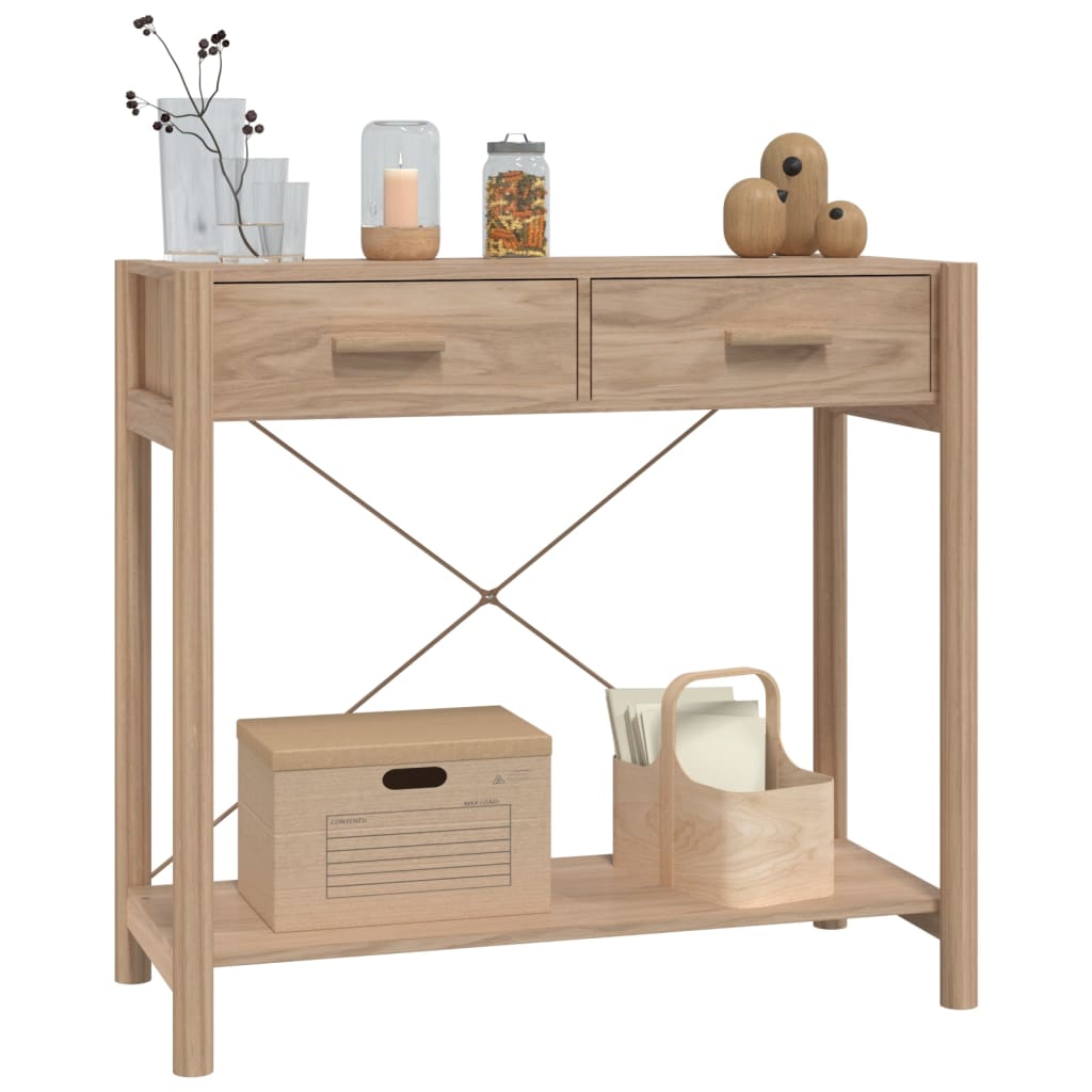Mesa consola de madera contrachapada 82x38x75 cm - Imagen 5
