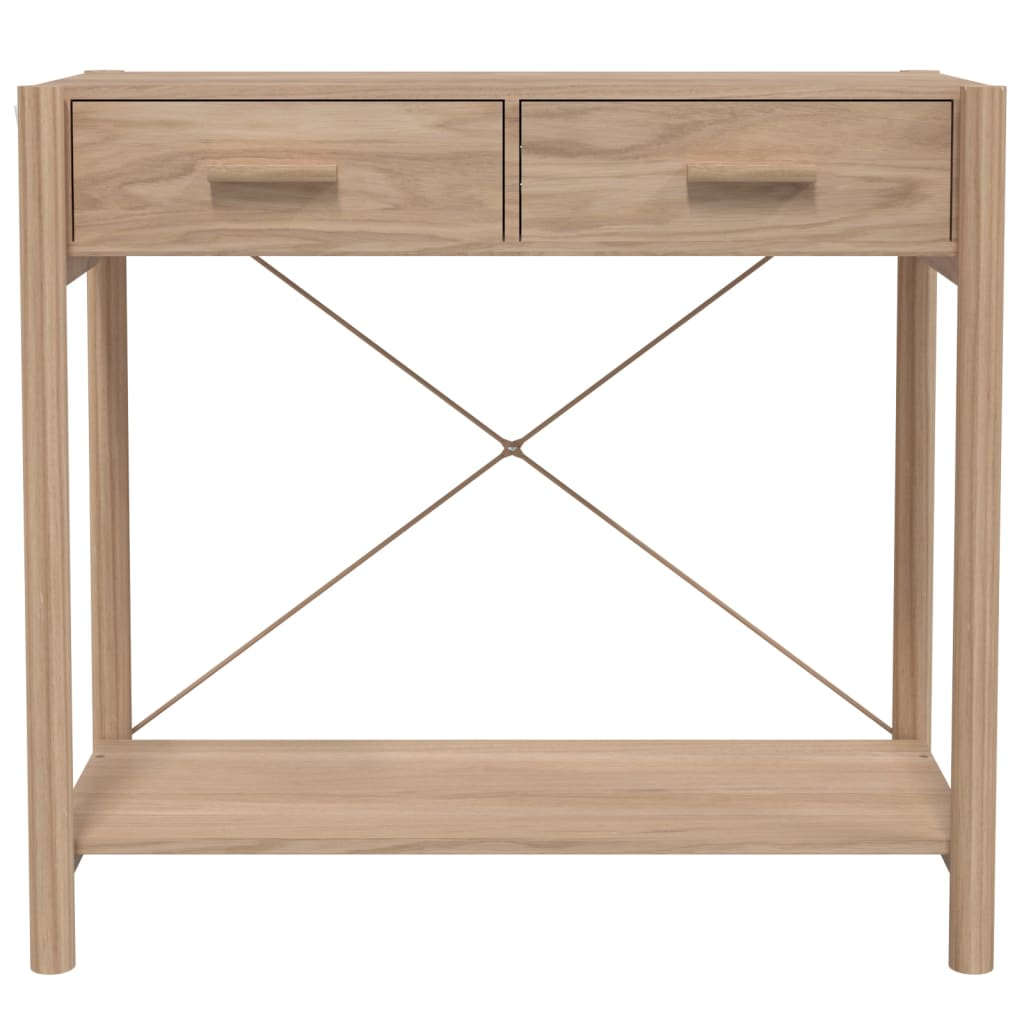 Mesa consola de madera contrachapada 82x38x75 cm - Imagen 6