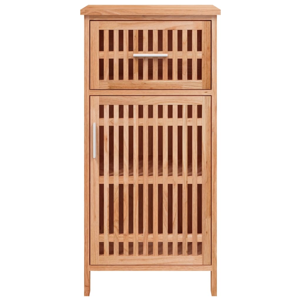 Mueble de baño madera maciza de nogal 42x29x82 cm - Imagen 3