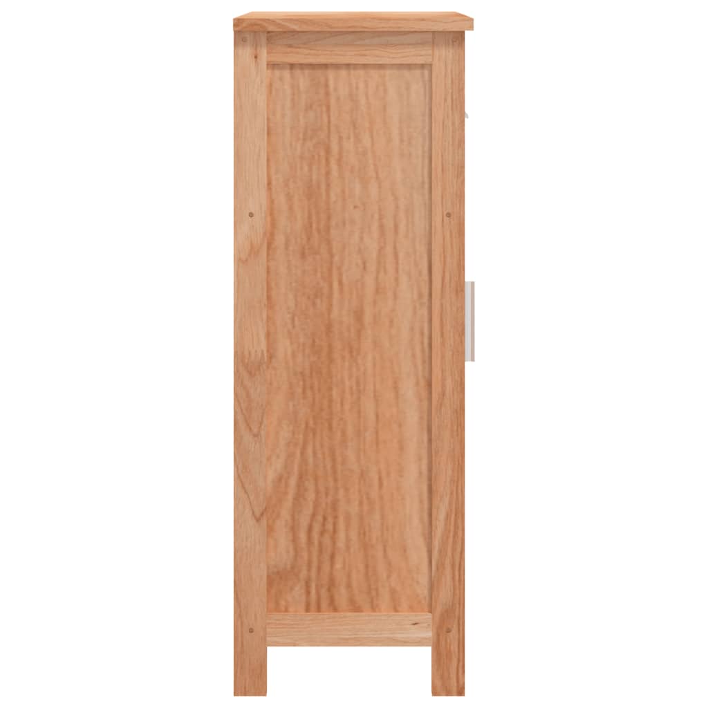 Mueble de baño madera maciza de nogal 42x29x82 cm - Imagen 5