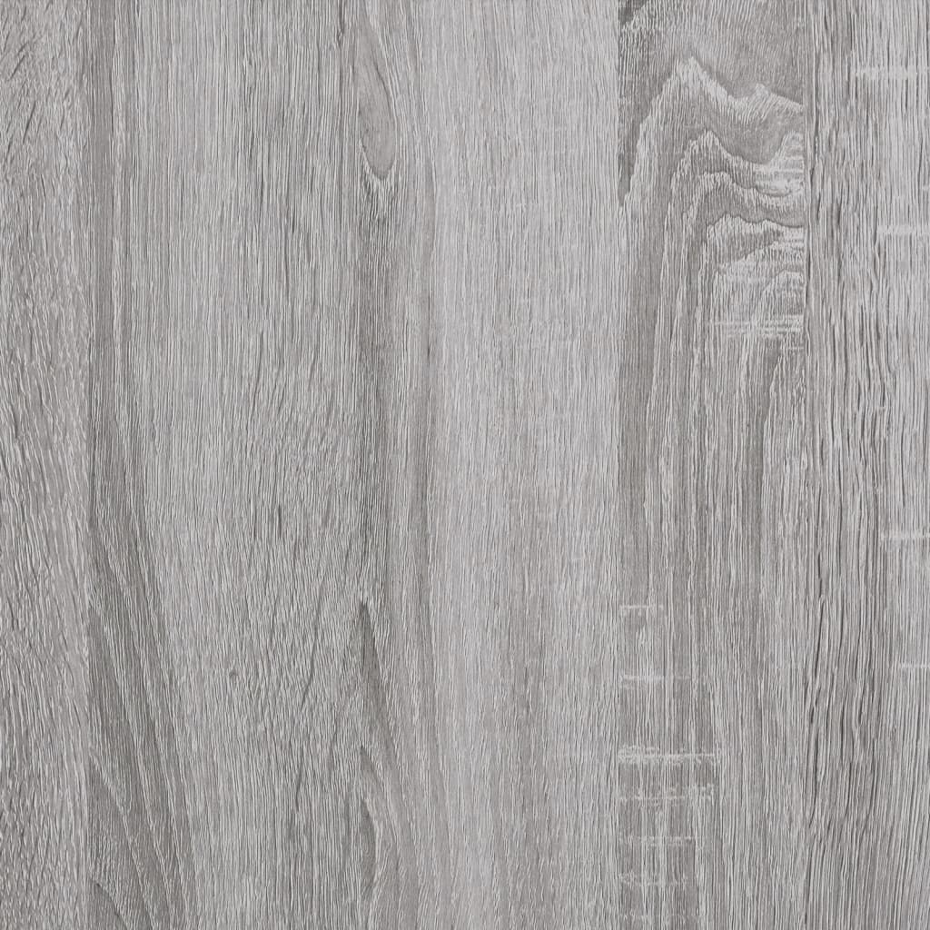 Mesa consola madera de ingeniería gris Sonoma 100x34,5x75 cm - Imagen 10