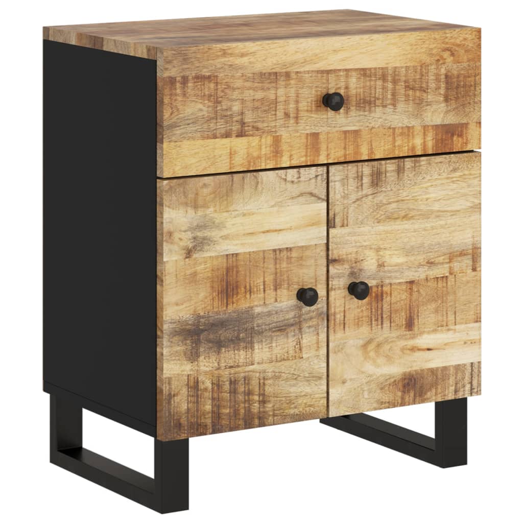Mesita de noche madera mango madera contrachapada 50x33x60 cm - Imagen 12