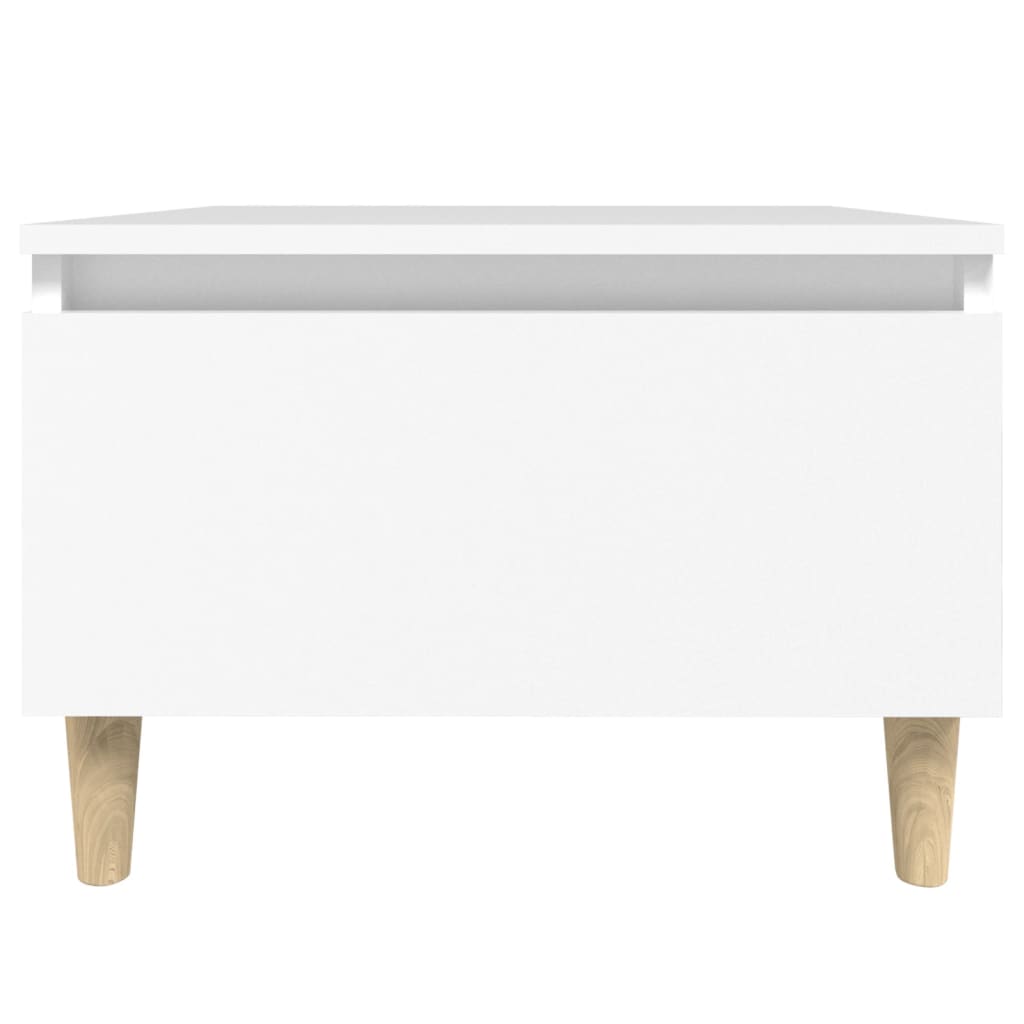 Mesas auxiliares 2 uds madera contrachapada blanco 50x46x35 cm - Imagen 8
