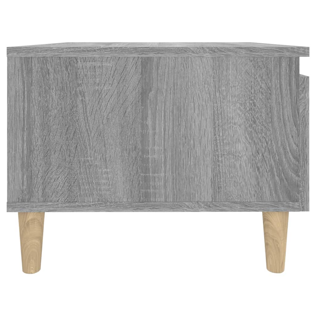 Mesa auxiliar madera contrachapada gris Sonoma 50x46x35 cm - Imagen 8