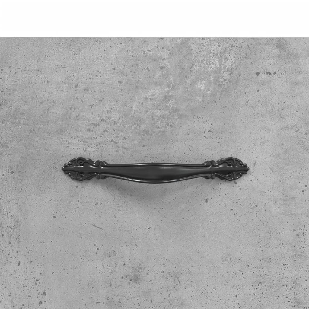 Mesita de noche madera ingeniería gris hormigón 40x35x47,5 cm - Imagen 9