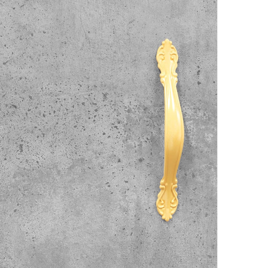 Mesita de noche madera de ingeniería gris hormigón 40x40x50 cm - Imagen 10