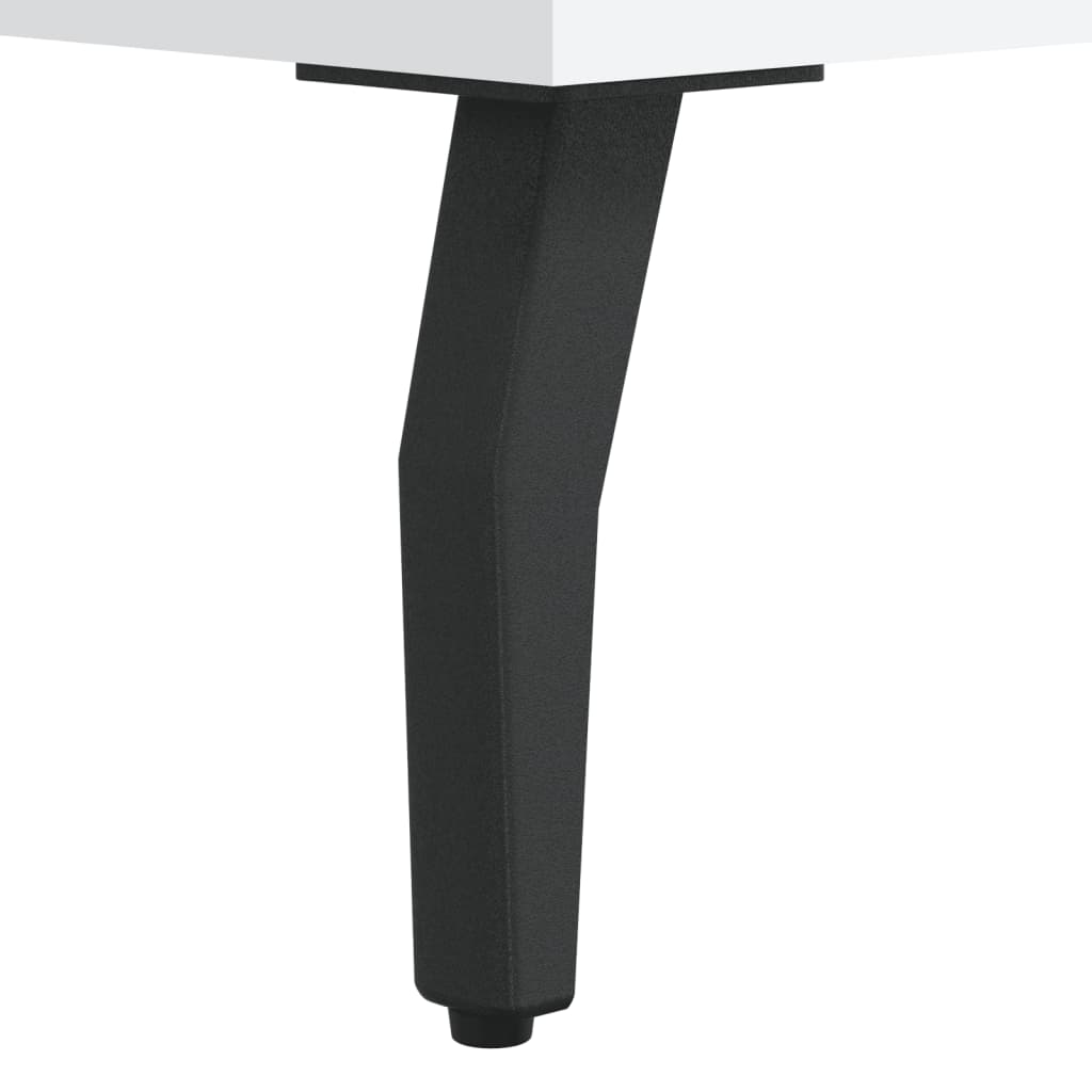 Mesita de noche madera de ingeniería blanco 40x40x50 cm - Imagen 11