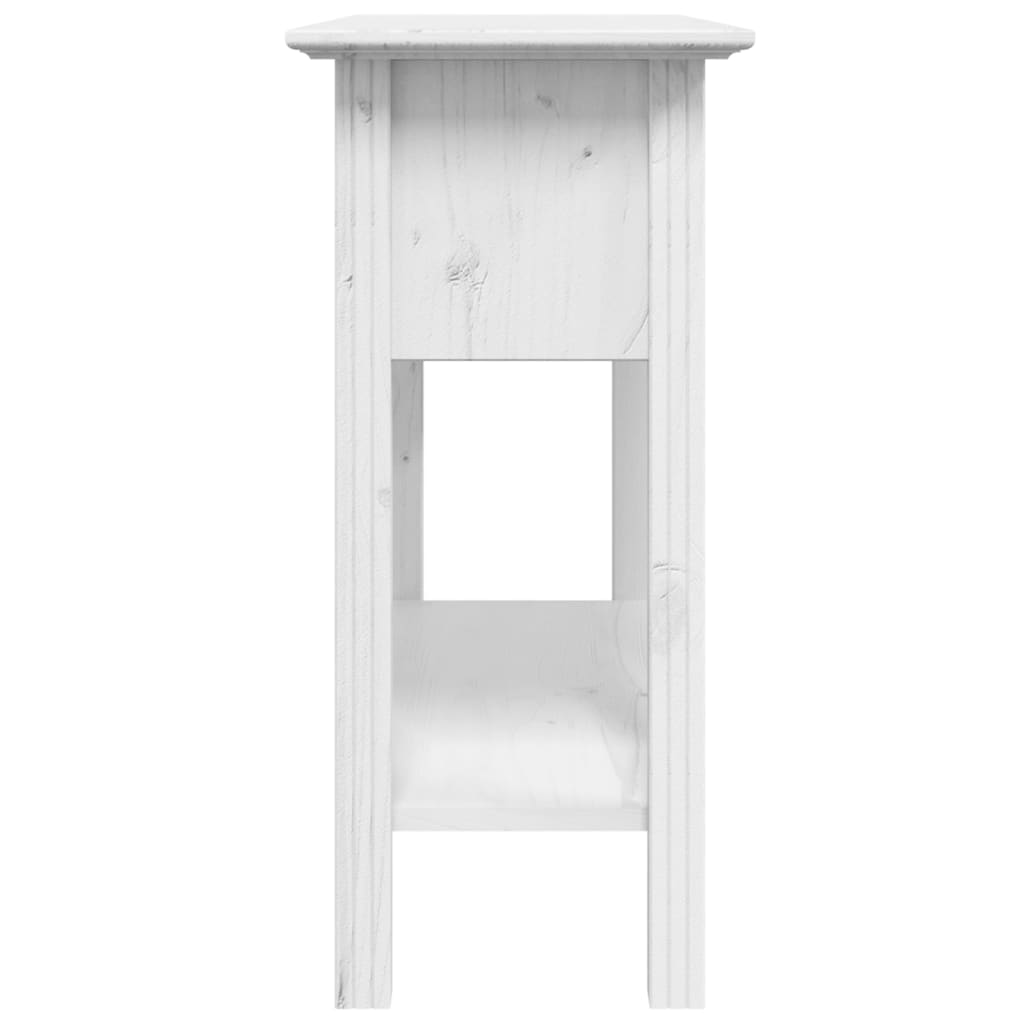 Mesa consola BODO madera maciza de pino blanco 91x35x74 cm - Imagen 5